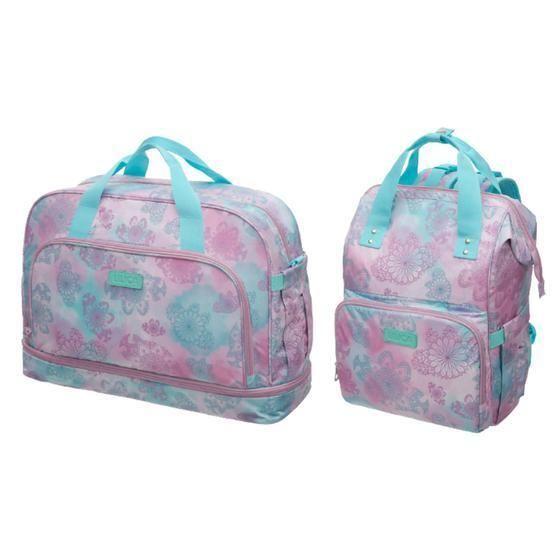 Lililife Kit Maternidade Mochila G + Bolsa G Lilica Ripilica Mandala - Kit